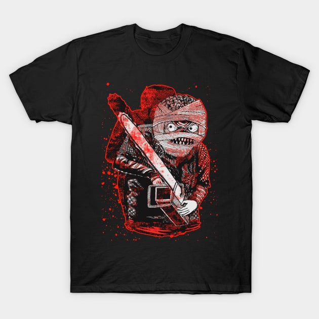 Chainsaw Mummy T-Shirt by miskel